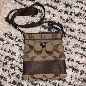 Coach Brown Small Crossbody Bag